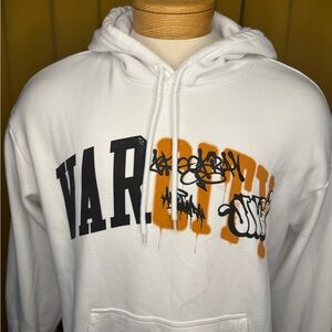 H&M Cream Relaxed Fit Hoodie